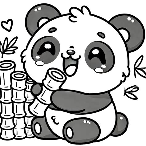 panda coloring pages