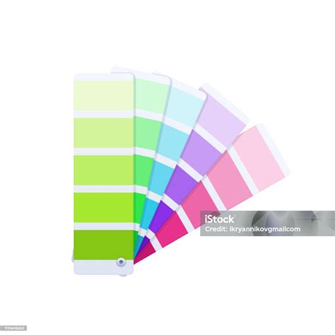 Panduan Warna Vektor Stok Dengan Nama Warna Palet Nama Warna - Nama Warna
