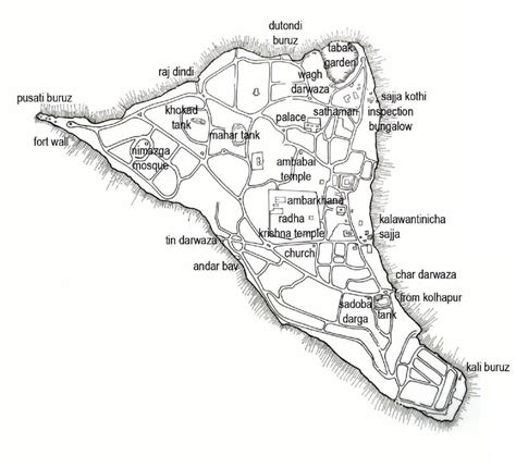 Panhala Fort Map