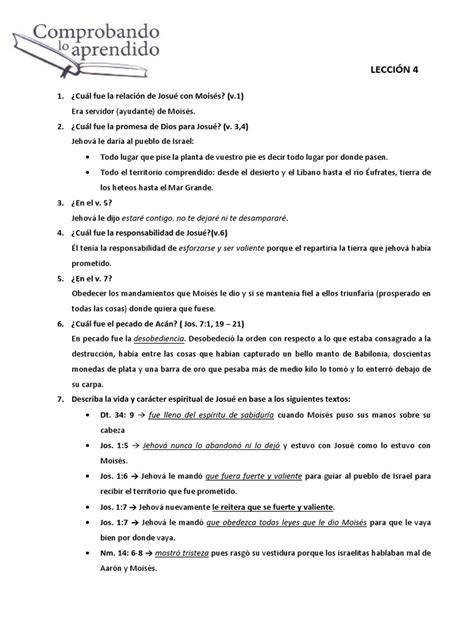 Panorama Leccion 4 Workbook Answer Key