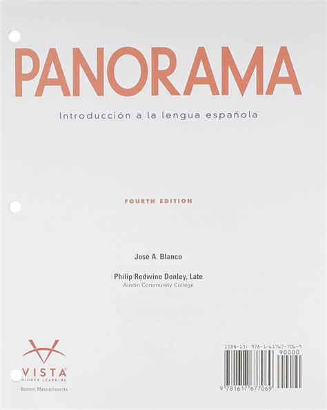 Read Online Panorama Introduccion A La Lengua Espanola 4Th Edition 