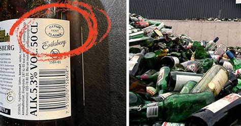 panta backar med glasflaskor