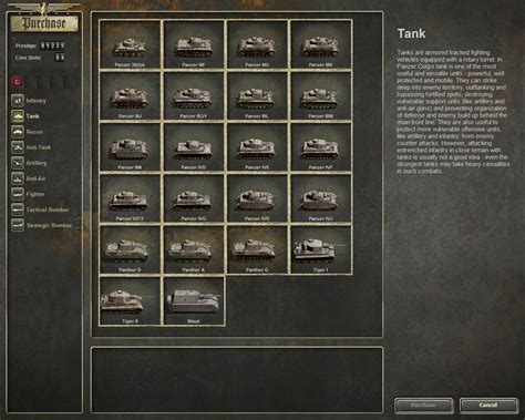 Read Online Panzer General Units Guide 