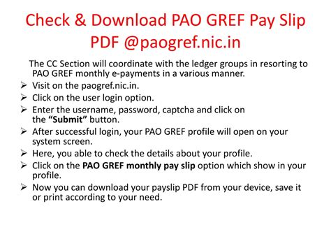 Pao Gref Pay Slip