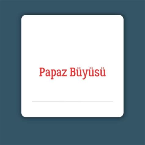 Papaz Büyüsü Nedir