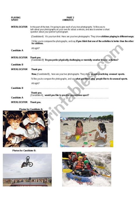 Paper 5 Speaking