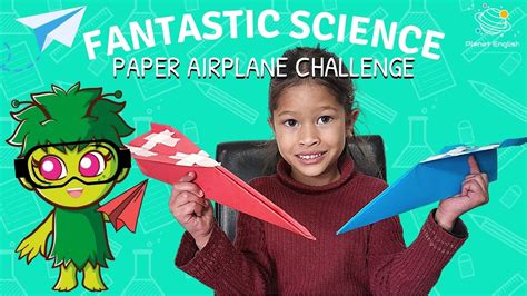 Paper Airplane Challenge Kids Science Experiment Youtube Paper Planes Science Experiment - Paper Planes Science Experiment