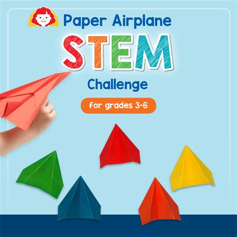 Paper Airplane Stem Challenge For Grades 3 6 Paper Airplane Science Experiments - Paper Airplane Science Experiments
