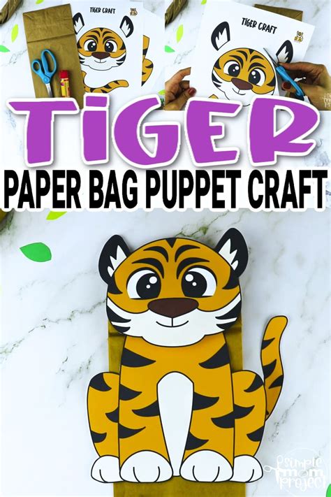 Paper Bag Tiger Puppet Moms And Crafters Cow Paper Bag Puppet - Cow Paper Bag Puppet