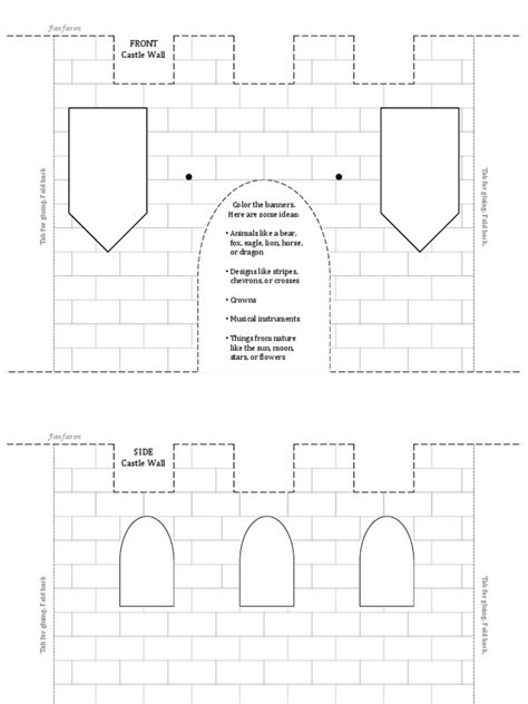 Paper Castle Template