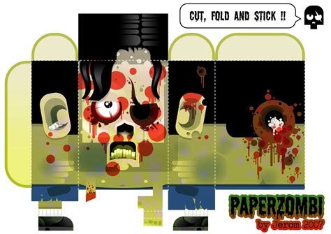 paper craft NEW 333 MINECRAFT PAPERCRAFT ZOMBIE PRINT OUT