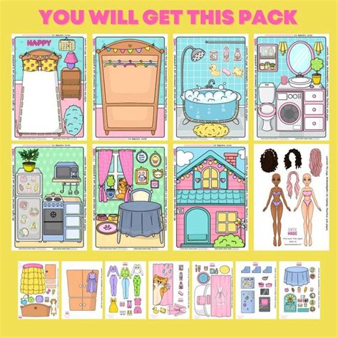 Paper Doll House Printable