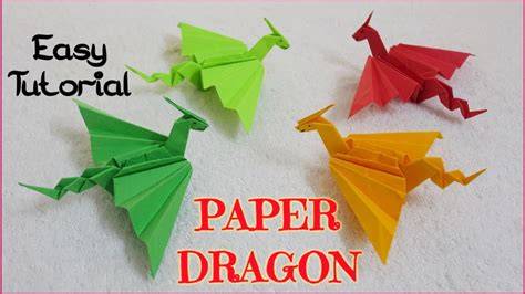 paper flying dragons