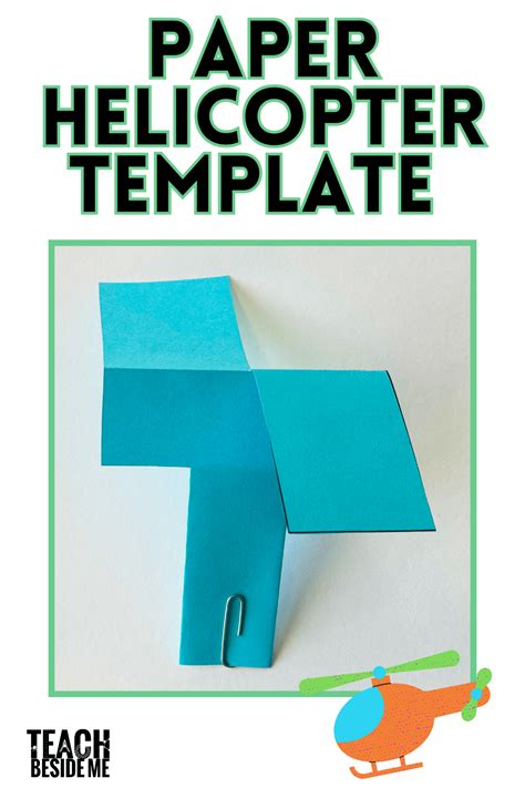 Paper Helicopter Template Printable