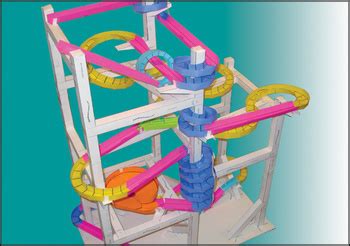 Paper Marble Roller Coaster