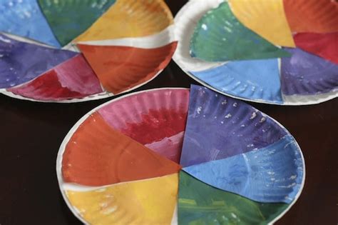 Paper Plate Colour Wheel Craft For Preschoolers Happy Colour Wheel For Kids - Colour Wheel For Kids