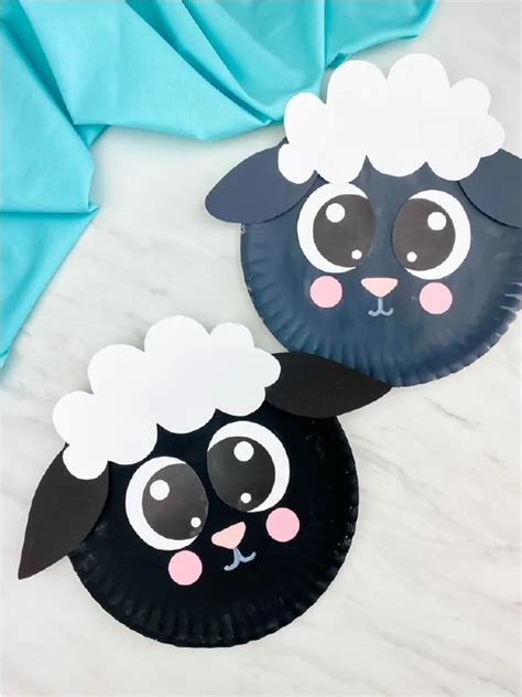 Paper Plate Sheep With Free Printable Template Mommy Sheep Template For Preschool - Sheep Template For Preschool