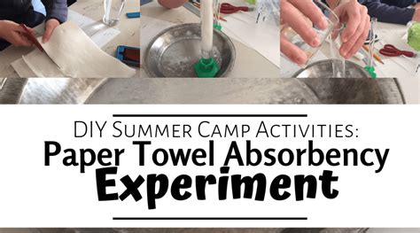 Paper Towel Absorbency Experiment Fundafunda Academy Paper Towel Science Experiment - Paper Towel Science Experiment