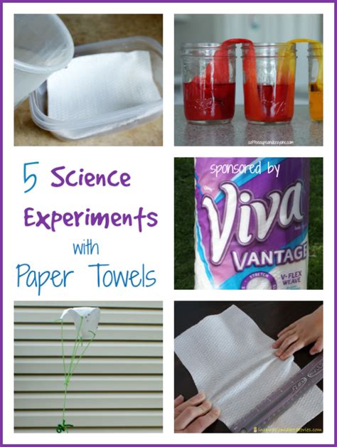 Paper Towel Experiments Strength And Absorbency Test Bounty Paper Towel Science Experiment - Paper Towel Science Experiment