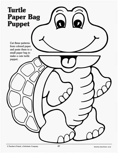 Read Online Paper Bag Puppet Patterns To Print 