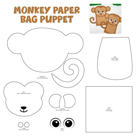 Read Online Paper Bag Puppet Patterns To Print 