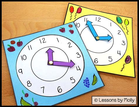 Full Download Paper Clock Template For Kids 