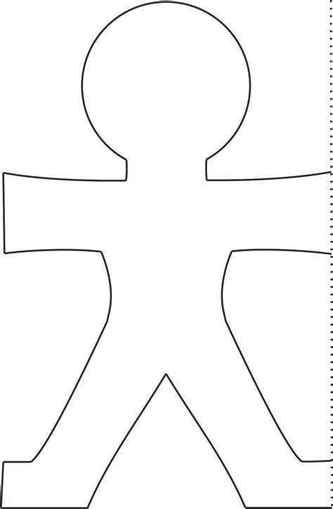 Read Online Paper Doll Outline Simple 