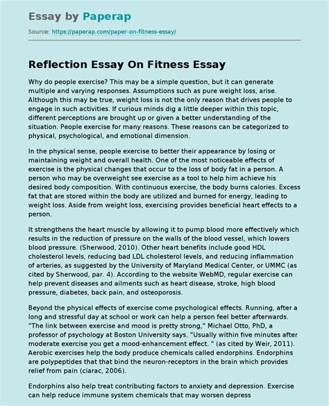 Read Online Paper On Fitness 
