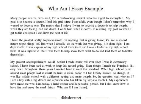 Read Paper On Who Am I 