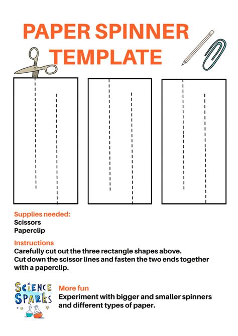 Full Download Paper Spinners Experiment Template 