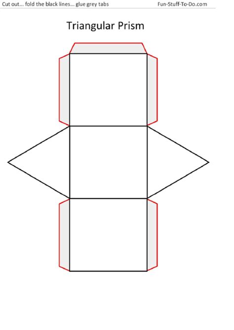 Full Download Paper Triangular Prism Template 