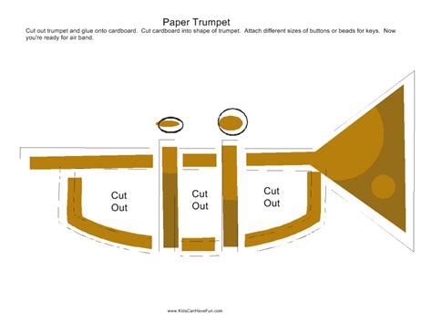 Download Paper Trumpet Template 