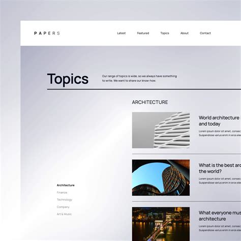 Read Online Paper Website Template 