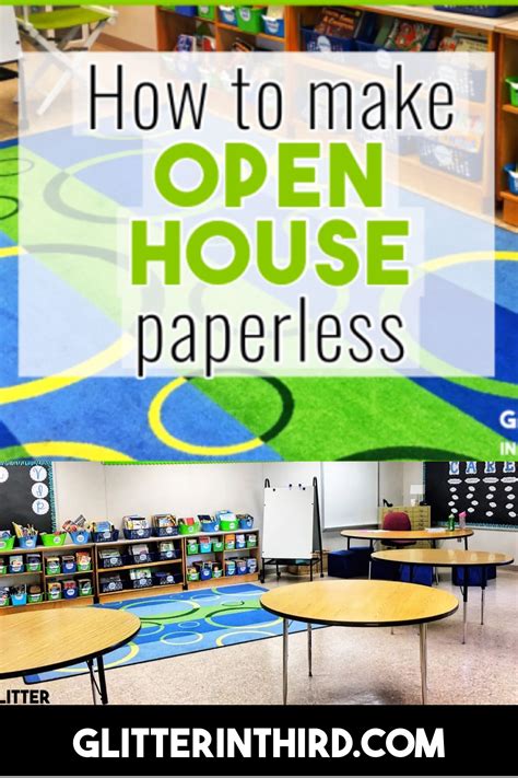 Paperless Open House School Ideas For Teachers Glitter 5th Grade Open House Ideas - 5th Grade Open House Ideas