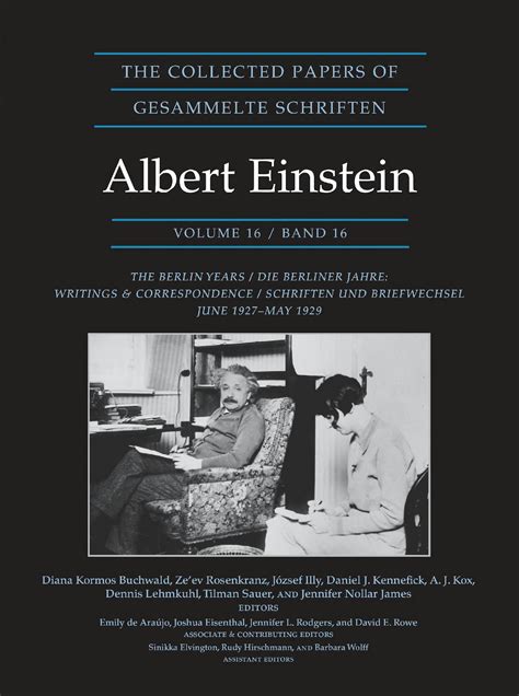 Papers Written By Albert Einstein