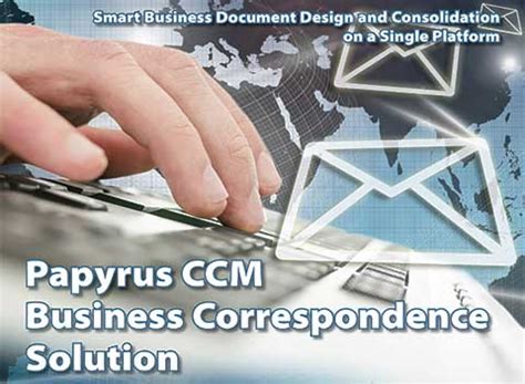 Read Papyrus Ccm Business Correspondence Solution 