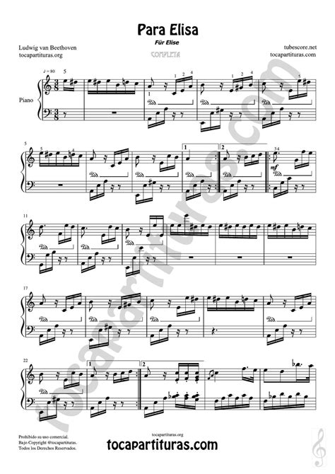 Para Elisa Piano