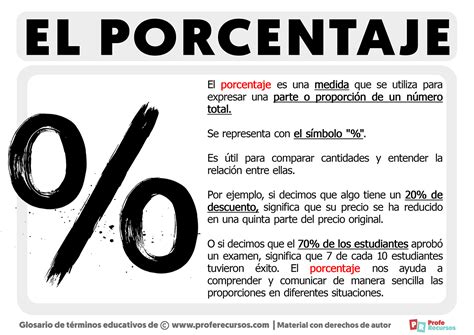 Para Que Sirve El Porcentaje