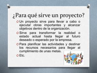 Para Que Sirve Un Proyecto De Vida