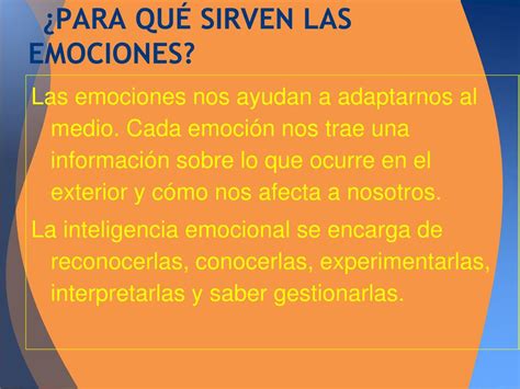 Para Que Sirven Las Emociones Para Niños