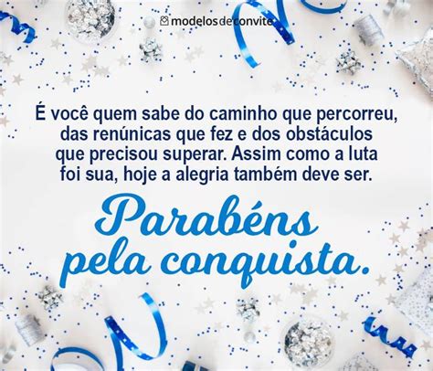 Parabens Pela Conquista
