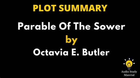 Parable Of The Sower Summary