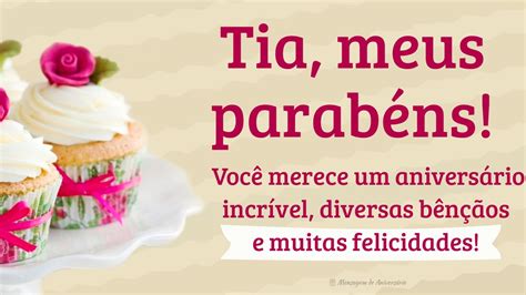 Parabéns Para Tia