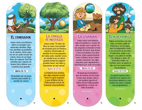 parabolas de la biblia pequenos cristianos