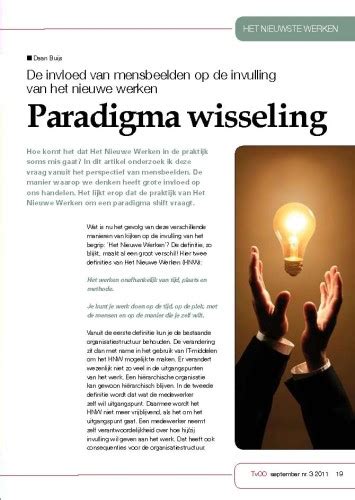 paradigma wisseling definitie
