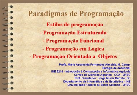 Paradigmas De Programação