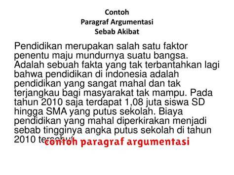 paragraf argumentasi tema teknologi