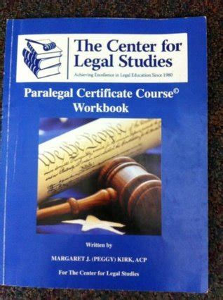 Paralegal Certificate Course Workbook