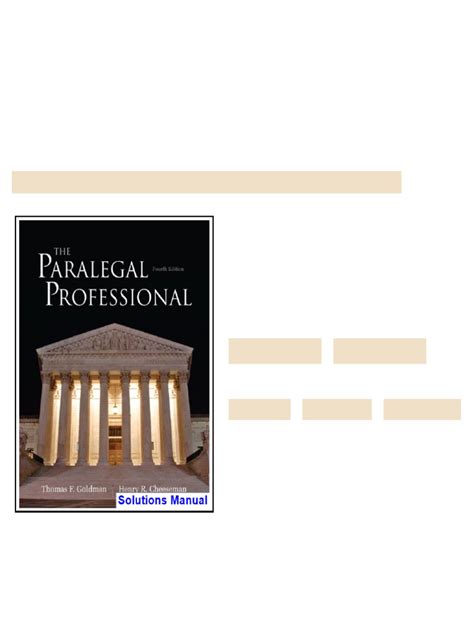 Paralegal Professional Fourth Edition