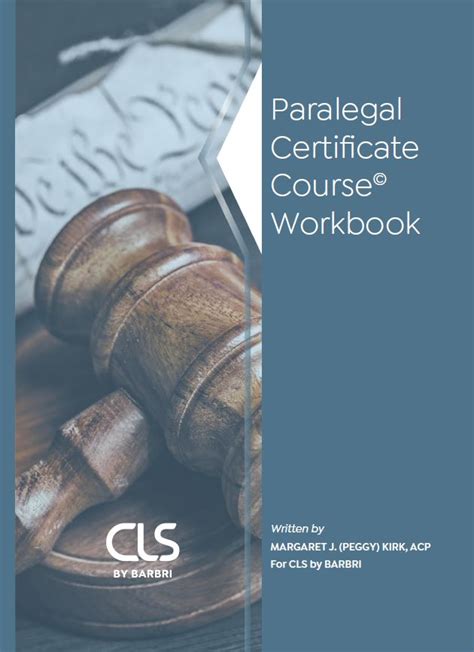Read Online Paralegal Certificate Course Workbook Pdf 